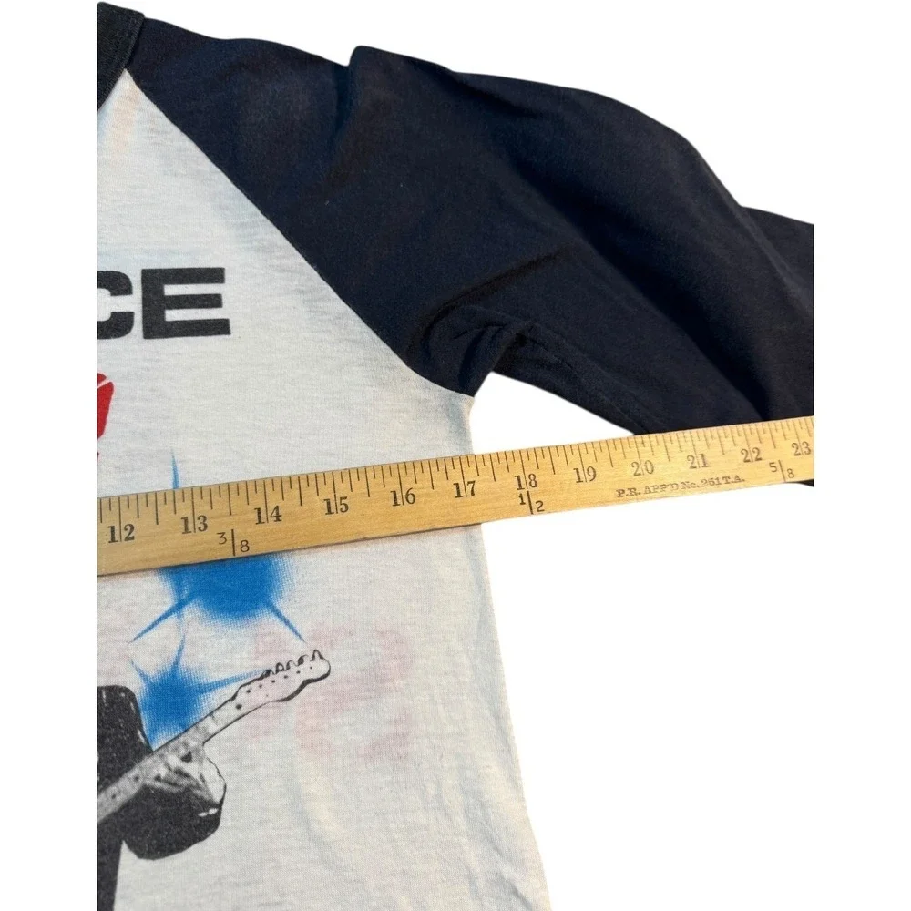 Vtg 1982 The Police Ghost In The Machine Tour Raglan 3/4 Sleeve Shirt Phase II M - Picture 6 of 10
